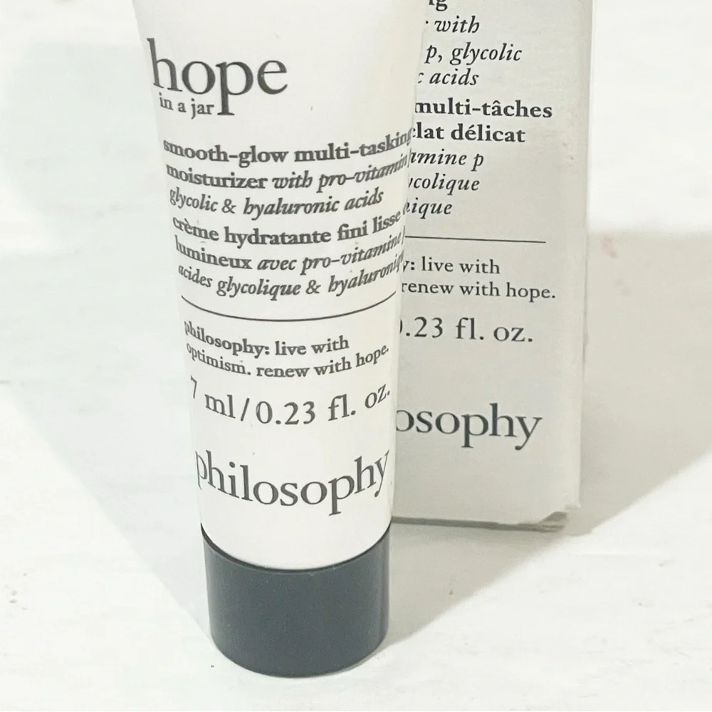 Philosophy Hope in a Jar Smooth Glow Multi-Tasking Moisturizer‎ 7ml Travel New